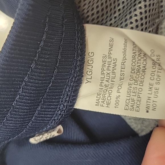 Under Armour Navy Joggers with White Accents - Picture 8 of 10